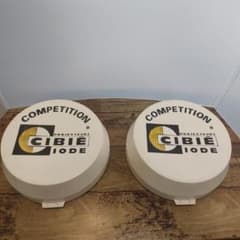 希少当時物シビエライトカバーヘッドライト用CIBIE 2枚セット - メルカリ