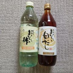日本自然発酵 ピュアのおいしい酢・おいしい白だし 2本セット NHC