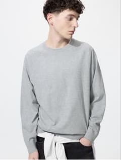 UNIQLO ウォッシャブルクルーネックセーター Mのサムネイル