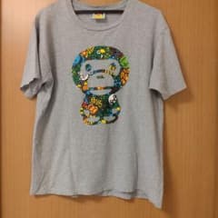 A BATHING APE カラフルキャラクター Tシャツ グレー - メルカリ