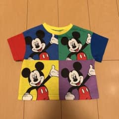 チマジロ ミッキー Tシャツ コラボ しまむら 90のサムネイル
