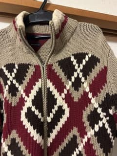 TOMMY HILFIGERダイヤモンドパターンニットセーターのサムネイル