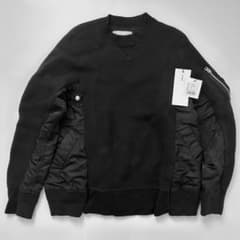sacai Sponge Sweat X MA-1 Pullover サイズ1