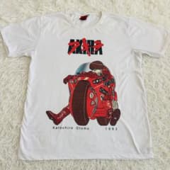 希少！ アキラ Tシャツ 金田バイク Lサイズ ホワイト (623) - メルカリ