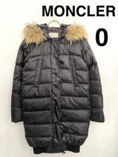 MONCLER ブラック0 0053裾&袖口リプダウンジャケットコート - メルカリ