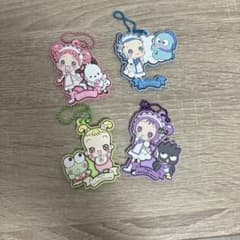 おジャ魔女どれみ サンリオ ラバーキーホルダー 4種セットのサムネイル