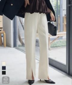 神戸レタス　美脚 ストレッチ スリットパンツ [M4472]のサムネイル
