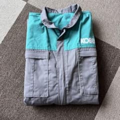 KOBELCO オーバーオール グレーのサムネイル