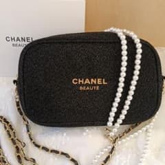 12日限定✨CHANEL BEAUTE ポーチ ショルダー ノベルティ 箱付 - メルカリ