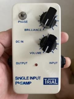 TRIAL SINGLE  INPUT PREAMP／アコースティックギター用のサムネイル