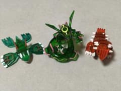 レックウザ グラードン カイオーガ クリア モンコレ 希少 フィギュア