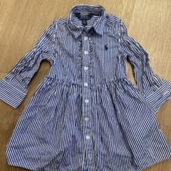 Polo Ralph Lauren 長袖シャツワンピース　2/2Tのサムネイル