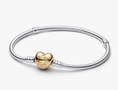 PANDORA Heart Clasp Snake Chain Braceletのサムネイル