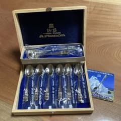 アズマ　18-18 スプーンセット　アルテノン　最上位品　廃盤貴重品 アズマ 18-18 スプーンセット アルテノン 最上位品 廃盤貴重品 - メルカリ