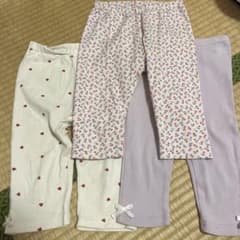 petit main ユニクロ　女の子　レギンスセット　サイズ100のサムネイル