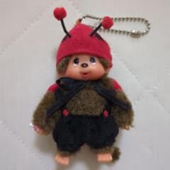 モンチッチ マスコット キーホルダー てんとう虫のサムネイル