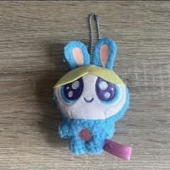 m * i 님 파워 퍼프 걸즈 축하 반짝이 봉제 인형 토끼 버블스