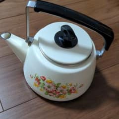 未使用 昭和レトロ 象印 エナトップ ホーロー ケトル ヤカン - メルカリ