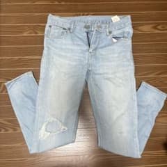 MURUA スキニーデニムパンツ ダメージ加工 ライトブルー 0(XS)のサムネイル