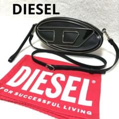 極美品】DIESEL ディーゼル Dロゴ 1DR ポーチ クロスボディバッグ 
