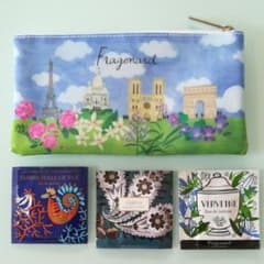 フラゴナールのポーチと香水の試供品のサムネイル