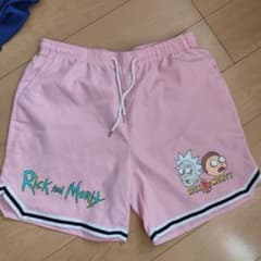 Rick and Morty バスケットボールショーツ ピンクXXLのサムネイル