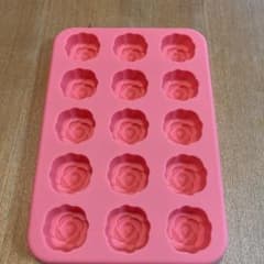 シリコン製 お菓子型 15個取り ローズのサムネイル