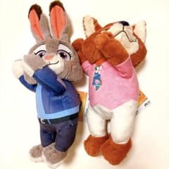 【新品・未使用】ズートピア2 くったりBIGぬいぐるみ　ジュディ　ニック★のサムネイル