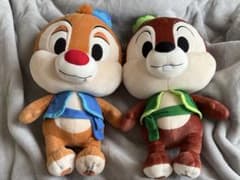 디즈니 씨 아라비안 코스트 칩과 데일 40cm 봉제 인형