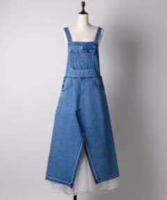 【Belle vintage】チュールドッキングデニムサロペのサムネイル
