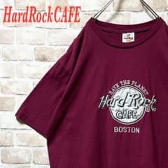 ☆USA製☆ HardRockCAFE☆ハードロックカフェ☆旧タグ☆刺繍☆L - メルカリ