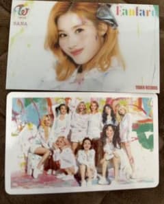 TWICE サナ Fanfare タワレコ特典 トレカのサムネイル