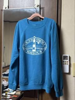 ブルー　トレーナー　古着