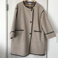 しまむら　パイピングコート　Lサイズのサムネイル