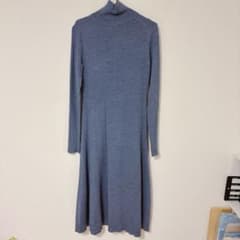 最終価格　2024 Mila Owen ロングニットワンピース アイスブルーのサムネイル