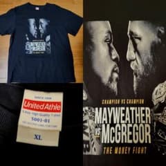 フロイド・メイウェザー・ジュニア 対 コナー・マクレガー戦TシャツXLのサムネイル