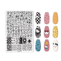Nail Art Happy-218 Stamping Plate Stamp Sheet
