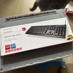 ELECOM スタンダードキーボード TK-FCM062BKのサムネイル