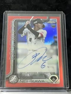 西川史礁Topps Chrome NPB 2025 Auto/5のサムネイル