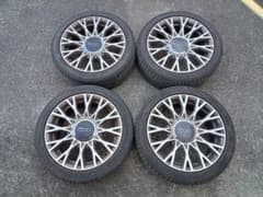 フィアット　純正アルミホイール　ダンロップ　ル・マンV　195/45R16のサムネイル