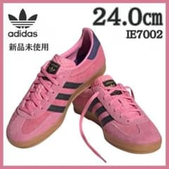 新品】24.0㎝ アディダス ガゼル インドア W ピンク - メルカリ