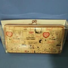 本日のみ値下げ！新品！スヌーピー、がま口長財布のサムネイル