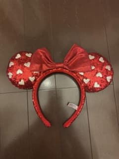 ディズニー ハート柄 スパンコール カチューシャのサムネイル