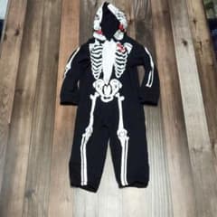 ハロウィン。骸骨、スカルロンパースのサムネイル