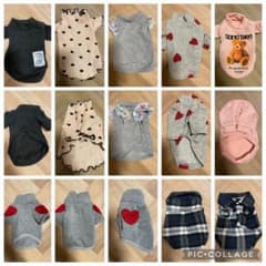 緊急お値下げ！春夏 犬服セット 多様なデザイン　サイズ:XSのサムネイル