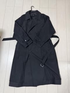 HARE ブラック トレンチコート S - メルカリ