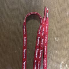 Supreme レッド シューレース