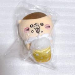 Chiikawa Desktop Hanging Plush Toy: Chestnut Bun Drinking Beer