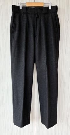 COMOLI 25AW ウールフラノ パンツ スラックス グレー 1 コモリ COMOLI 25AW ウールフラノ パンツ スラックス グレー 1 コモリ - メルカリ