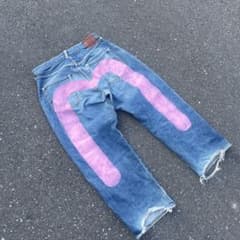 エヴィス EVISU ビッグカモメ ピンク 38×35 No.2 - メルカリ